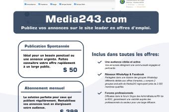 Nouveau Site Web doffre demploi